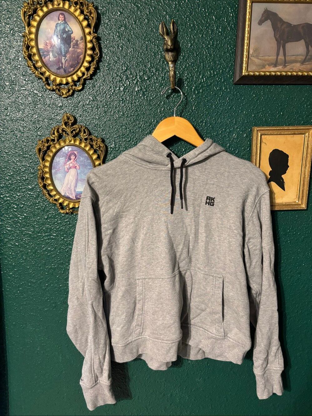 Duluth Alaskan Hardgear Tough Cotton Gray Hoodie Size Large Womens